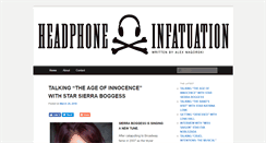 Desktop Screenshot of headphoneinfatuation.com