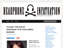 Tablet Screenshot of headphoneinfatuation.com